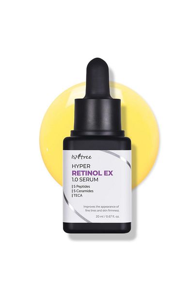 Isntree ISNTREE Hyper Retinol EX 1.0 Serum 20ml | 5 Peptides | 5 Cermaides | Helps Reduce Fine Lines