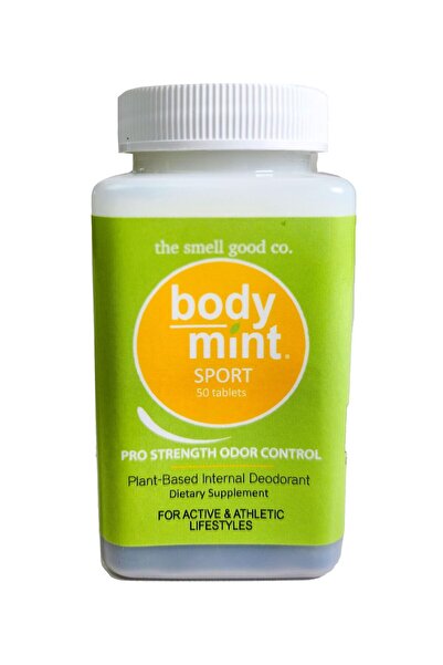 Body Mint Sport, Extra Strength Chlorophyll Deodorizing Supplement, Aluminum-Free, 50 tabs