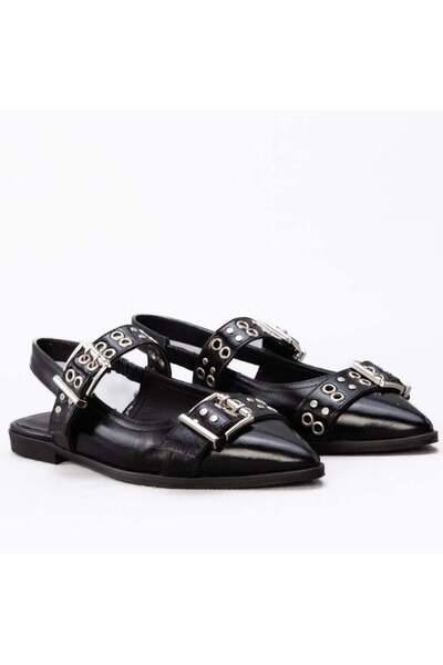 Gusse Margot Women's Genuine Patent Leather Ballerinas K151299-3