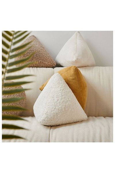 Cherry Bloom Cotton Pelinş Pyramid Pillow Bohemian Style