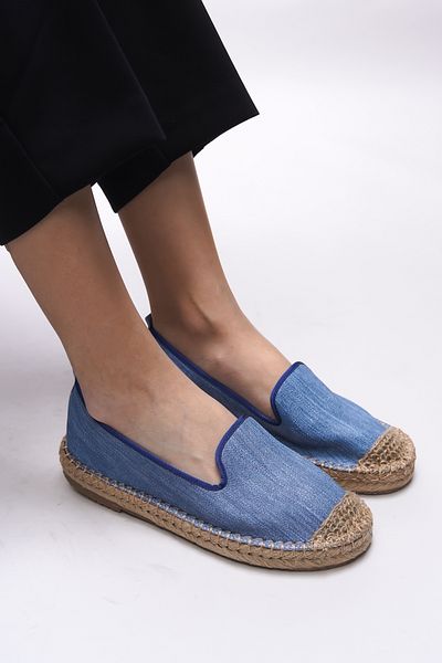 Riccon Espadrile pentru femei Giselnesia 00123 Denim