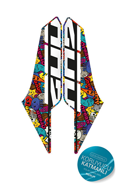 Black Sea Port Bajaj Rs200 Bodywork Side Sticker