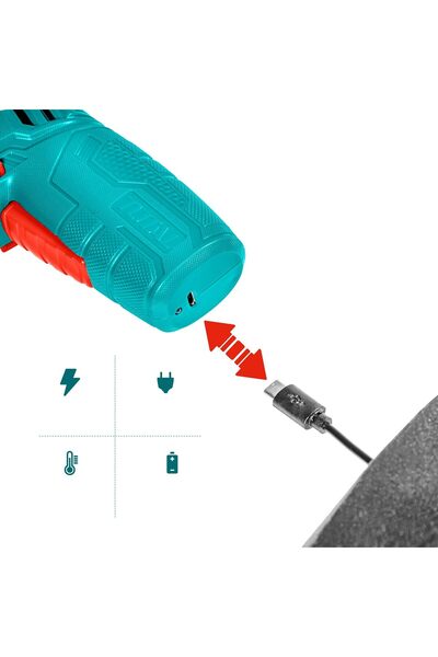 TOTAL Lithium-Ion Cordless Screwdriver 4V 1.5Ah