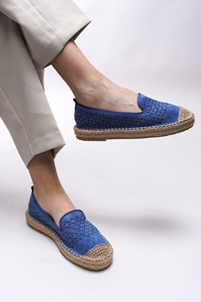 Riccon Espadrile de damă albastre Iohnalyn 00121