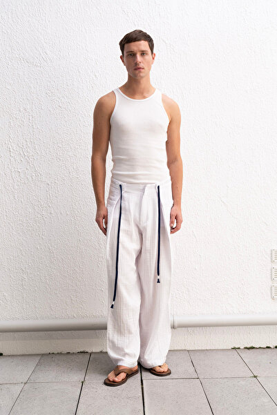 GIESTO ΠΑΝΤΕΛΟΝΙ ΜΠΟΗΜΙΚΟ ΛΕΥΚΟ ΜΕ ΔΑΝΤΕΣ