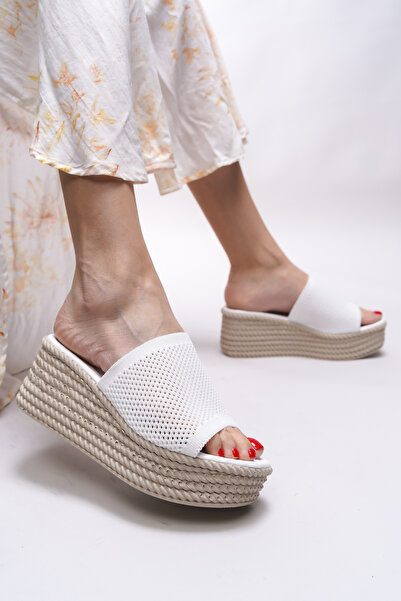 Riccon Papuci albi Kysfaen pentru femei 0012512   Model