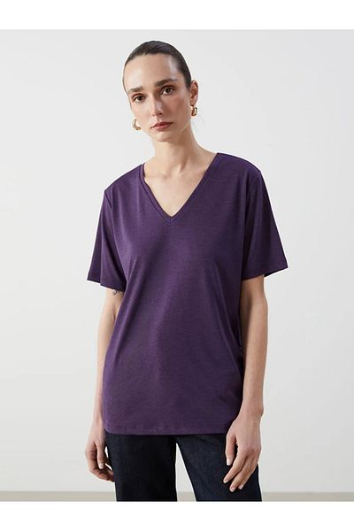 LC Waikiki Tricou de damă cu decolteu în V