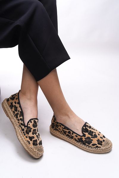 Riccon Leopard Motif Giselnesia Γυναικεία Εσπαντρίγια 00123