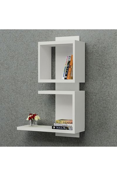 HOMS Raft perete Salia Homs, 45 x 60 x 23.8 cm, alb