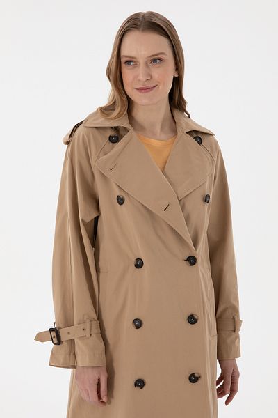 U.S. Polo Assn. Women's Camel Trench Coat 50299141 -Vr015