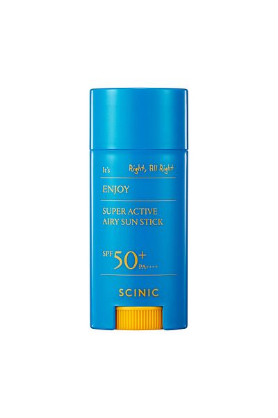 SCINIC Super Active Airy Sun Stick SPF50+ PA++++ 15g | UV Protection, Air-light, Clear | Korean Skincare