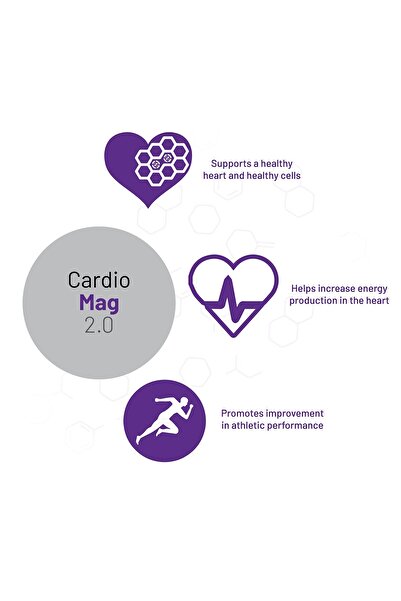 Aort MEdya Cardio Mag 2.0, Supports Heart, Muscle & Energy, Magnesium Supplement, 30 Servings (120 Capsules)