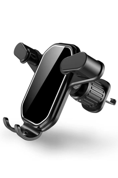 WANNA PROTECT 360 Dönebilen Kancalı Araç İçi Parlak Premium Telefon Tutucu Ha...