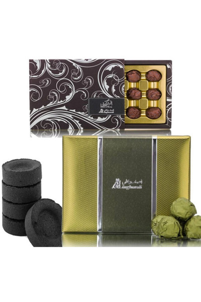 asghar eali Safaa incense package with Shorouk incense and charcoal