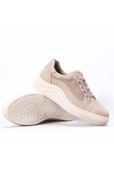 Gusse Γυναικεία δερμάτινα παπούτσια Prenia Khaki 216679