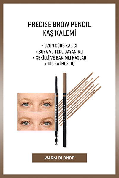 BOBBI BROWN Precise Brow Pencil Kaş Kalemi - Warm Blonde