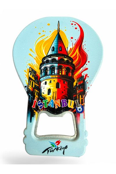 GALATA GIFT Gazographing Magnesium Bottle Angle - Galata Tower Shaped