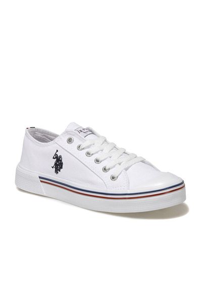 U.S. Polo Assn. Penelope White Sneakers Walking Shoes