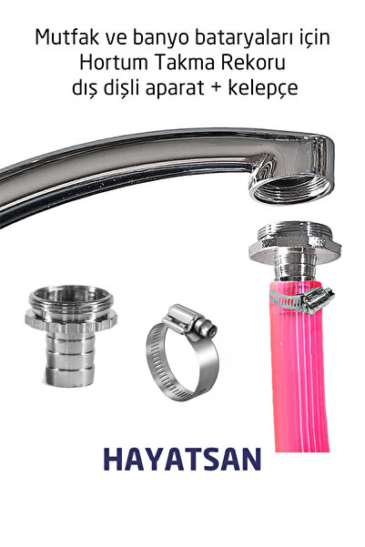 HAYATSAN Hortum Takma Rekoru dış dişli aparat + kelepçe