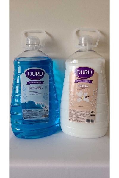 Duru Happiness Series Ocean 3 Lt + Vanilla 3 Lt. Liquid Soap