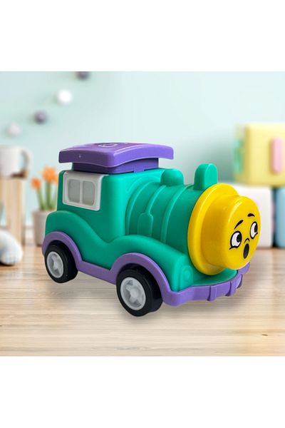 Polin Cute Train Double Blade Pencil Sharpener with Eraser