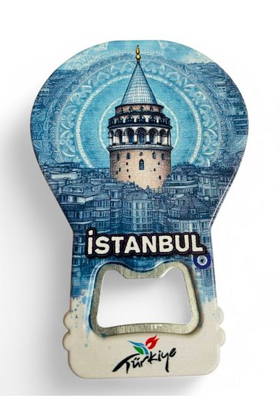 GALATA GIFT Gazographing Magnesium Bottle Angle - Galata Tower Shaped
