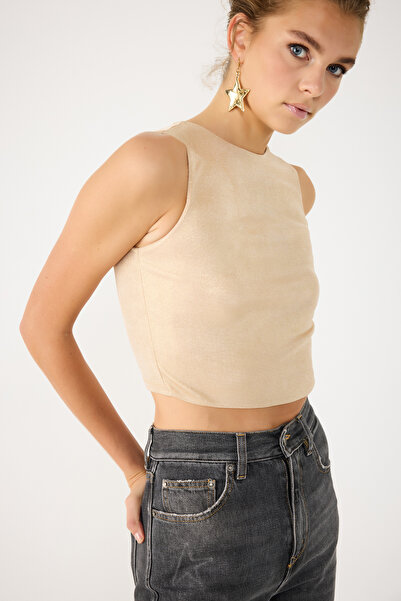 No Matter What Halter Neck Crop Top