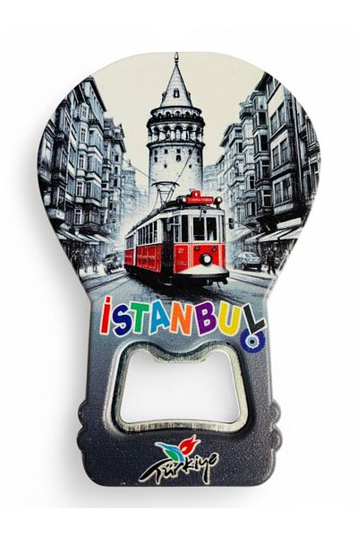 GALATA GIFT Gazographing Magnesium Bottle Angle - Galata Tower Shaped