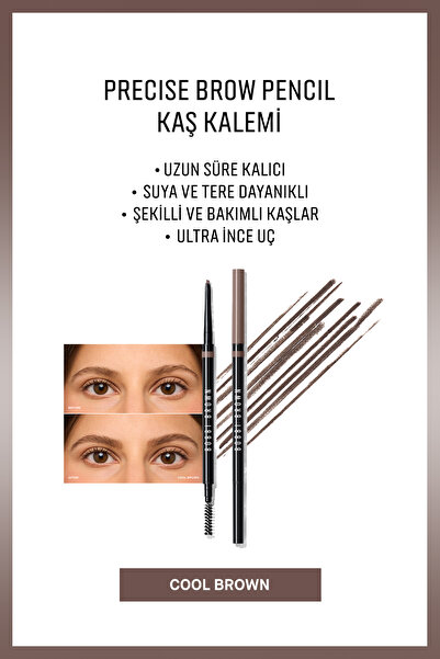 BOBBI BROWN Precise Brow Pencil Kaş Kalemi - Cool Brown