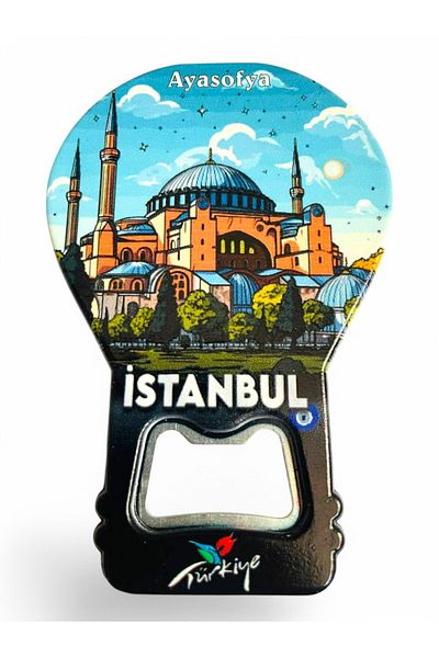 GALATA GIFT Bottle Opener Opener Magnet Balloon Shaped Istanbul Hagia Sophia Decorative Soda Soda Opener