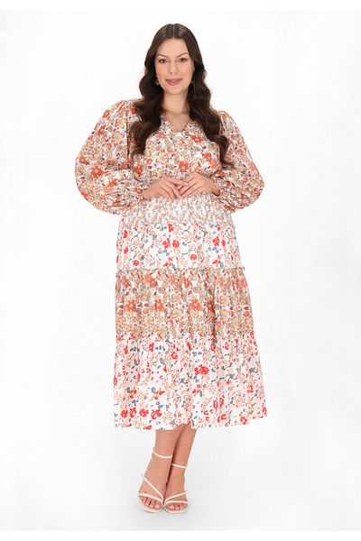USHA Kleid in Übergröße