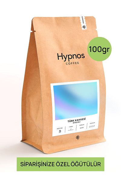 Hypnos Coffee Flavored Turkish Coffee 100% Arabica - 100gr