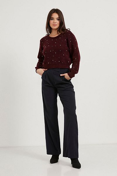 Arma Life Women's Loose Wide Leg Velcro Closure Laci Palazzo Trousers