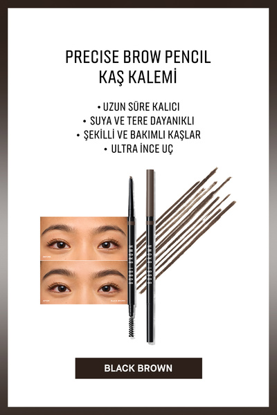 BOBBI BROWN Precise Brow Pencil Kaş Kalemi - Black Brown