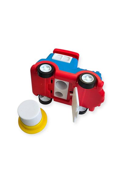 Polin Cute Train Double Blade Pencil Sharpener with Eraser
