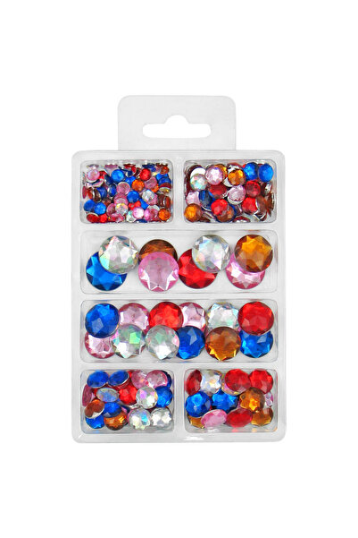 Meyco Mix Colored Hemispheres, 6-18mm, 30 Gr, 230 Pcs, Art & Craft Accessorie...