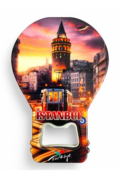 GALATA GIFT Gazographing Magnesium Bottle Angle - Galata Tower Shaped