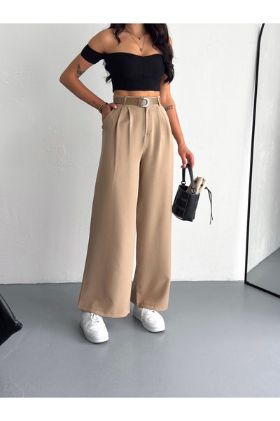 Zula Moda Ženske jednodijelne pencil pantalone