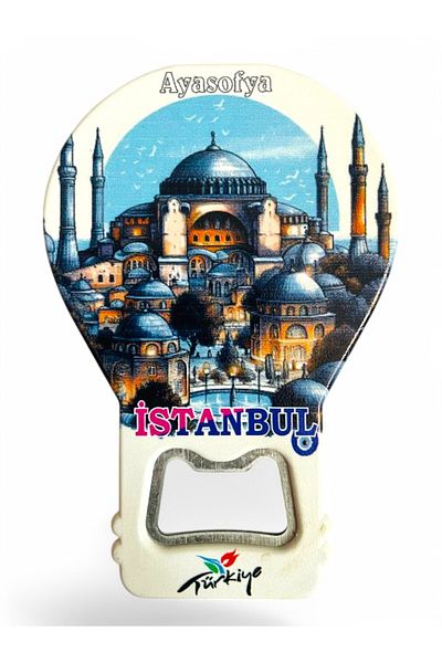 GALATA GIFT Bottle Opener Opener Magnet Balloon Shaped Istanbul Hagia Sophia Decorative Soda Soda Opener