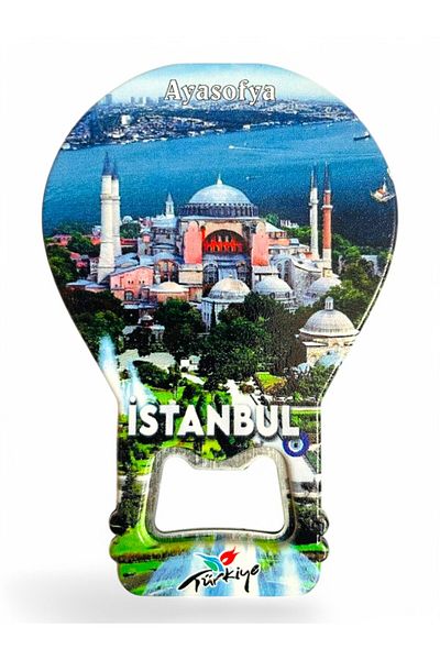 GALATA GIFT Bottle Opener Opener Magnet Balloon Shaped Istanbul Hagia Sophia Decorative Soda Soda Opener