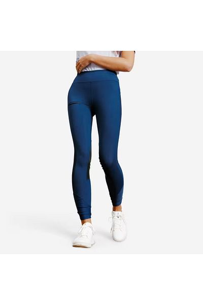 Decathlon Women's Dark Blue Riding Leggings Model: 100