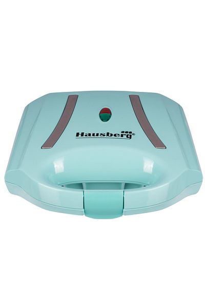 Hausberg Σάντουιτς-μηχανή Hb-3535bl, 800 W, Μπλε, Μοντέλο σχάρας