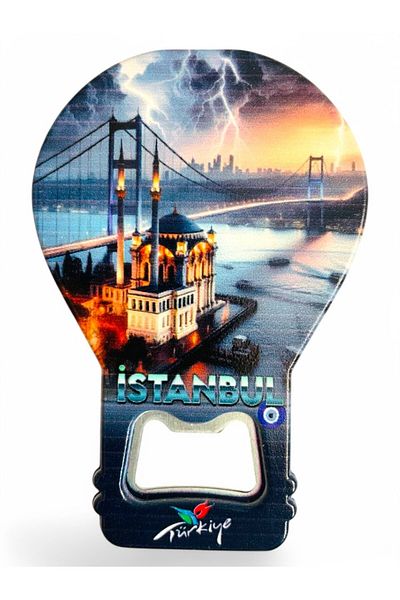 GALATA GIFT Decorative Soda Soda Soda Soda Ortaköy Mosque Magnet Balloon Shaped