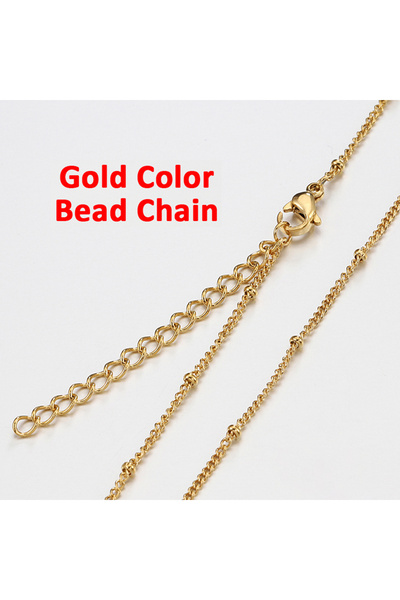 Choice 5 قطع - 45 سم بالإضافة إلى 5 سم من اللون الذهبي A، 5 قطع من سلسلة الخر...