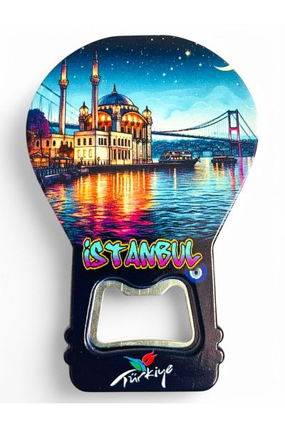 GALATA GIFT Decorative Soda Soda Soda Soda Ortaköy Mosque Magnet Balloon Shaped