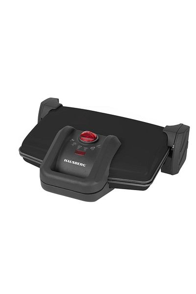 Hausberg Sandwich-maker Hb631ng, 1600-1800w, Placi Antiaderente, Negru/inox