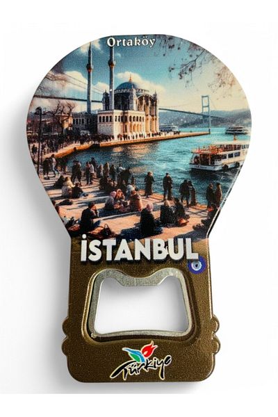 GALATA GIFT Decorative Soda Soda Soda Soda Ortaköy Mosque Magnet Balloon Shaped