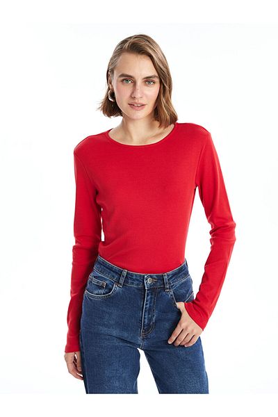LC Waikiki Lcw Crew Neck Plain Long Sleeve Women's Bodysuit