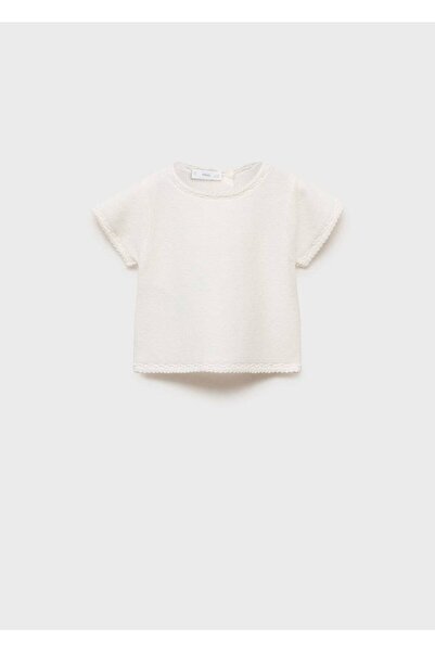 MANGO Baby Kısa kollu kazak