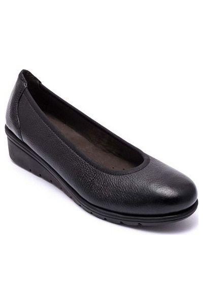 Caprice Black Ballerinas Womens Shoes